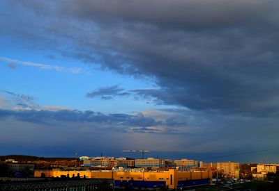 Cityscape against sky