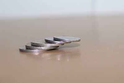 Close-up of container on table