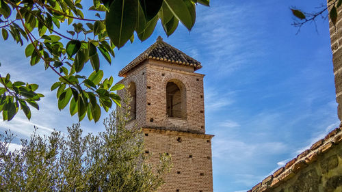 Low angle view of building against sky