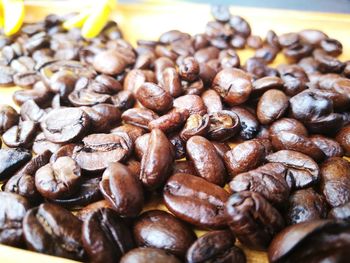 Close-up of coffee beans