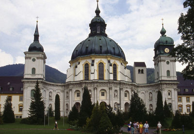 Low angle view of historical building against sky