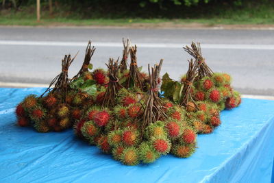 Tropical fruits on a oceanic drive