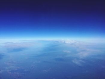 Aerial view of landscape