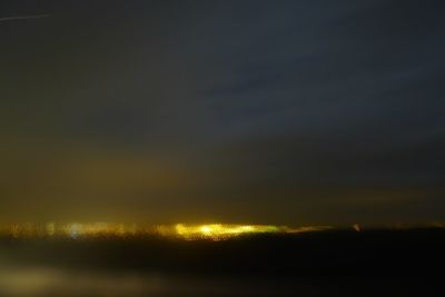 Scenic view of sky at sunset