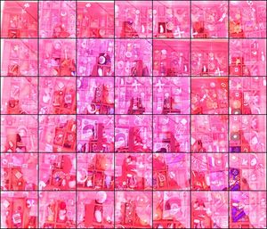 Full frame shot of red wall