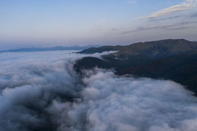 Scenic view of cloudscape against sky