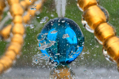Close-up of splashing water