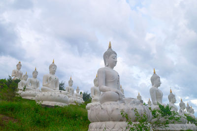 Statue of temple against sky