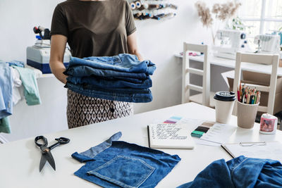 Reuse, repair, upcycle. sustainable fashion, circular economy. denim upcycling ideas, repair and