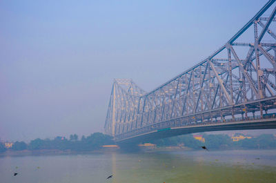 Bridge over river in city