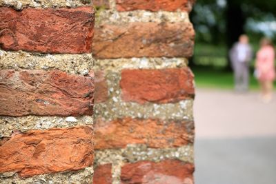 Close-up of stone wall