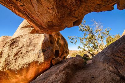 Eroded rock formations