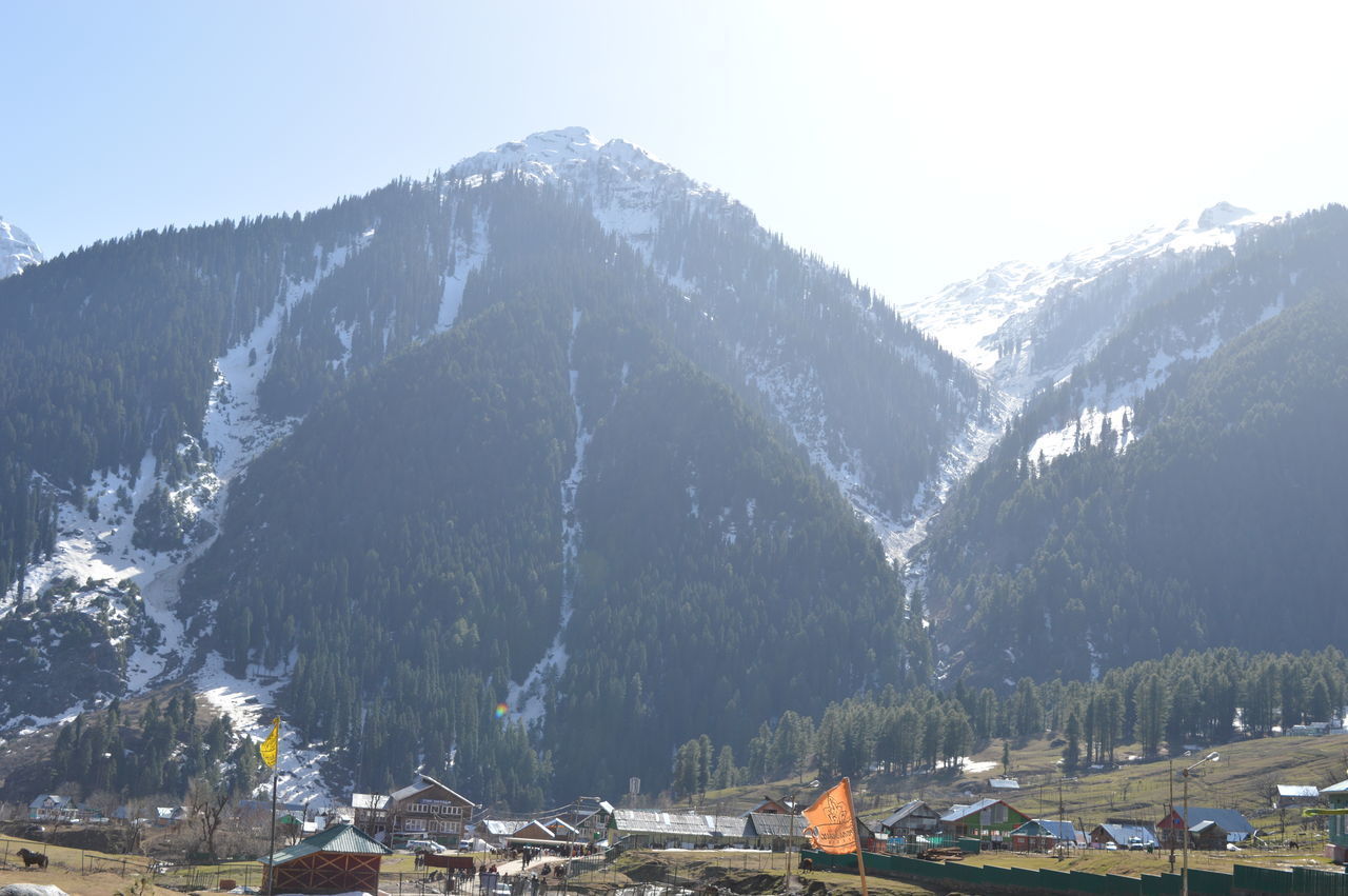 PANORAMIC SHOT OF MOUNTAINS AGAINST SKY