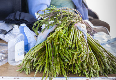 View of vegetables for sale in market