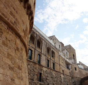 Low angle view of historical building against sky