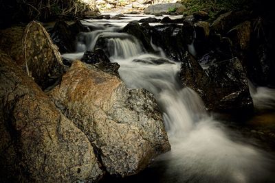 View of waterfall