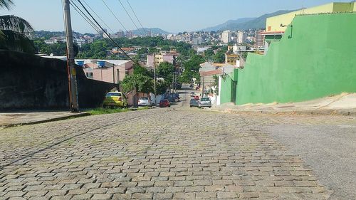 View of city against sky