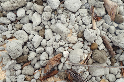 Full frame shot of stones