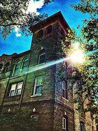 Low angle view of building against sky