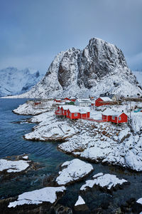 Hamnoy fishing village on lofoten islands, norway