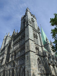 Low angle view of buildings against sky