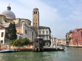 View of church at waterfront