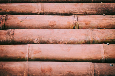 Full frame shot of weathered wooden wall