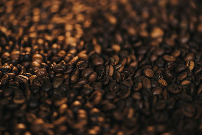 Full frame shot of coffee beans