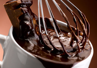 Close-up of chocolate cake