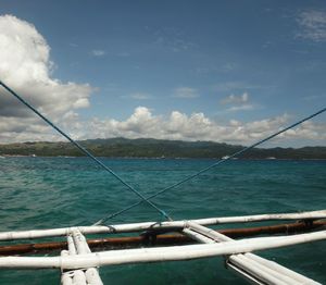 Sailboat in sea