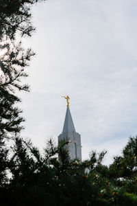 Low angle view of building against sky