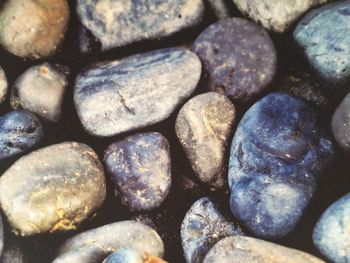 Full frame shot of pebbles