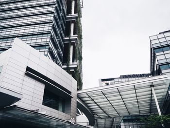 Low angle view of modern building