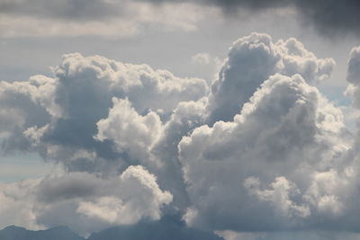 Full frame shot of cloudy sky