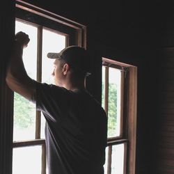 Portrait of young woman