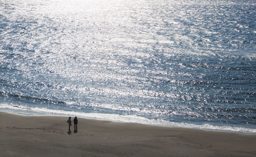 Man standing on beach