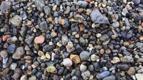 Full frame shot of pebbles