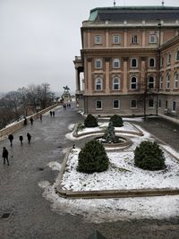 View of building in city