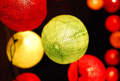 Close-up of fruits hanging