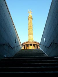 Low angle view of staircase