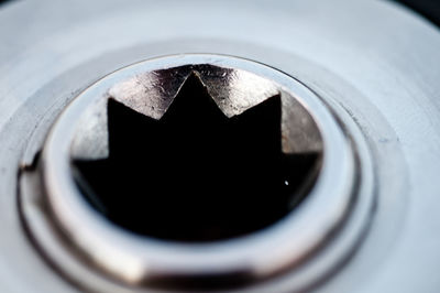 Close up of electric lamp