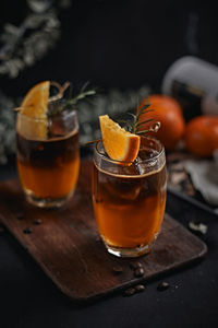 Close-up of drink on table