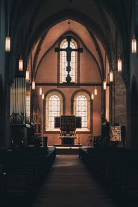 Interior of church