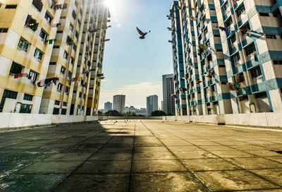 View of city buildings