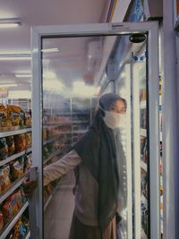 Man standing in store