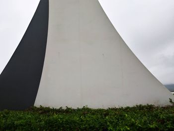 Low angle view of building against sky