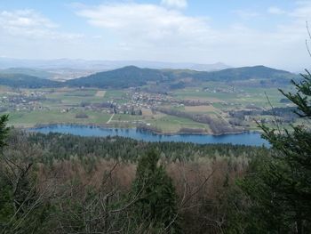 Scenic view of landscape against sky