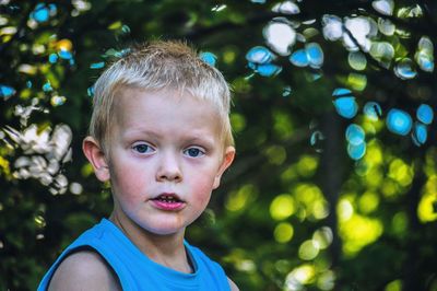 Portrait of boy