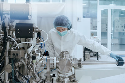 Scientist working in laboratory