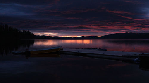 Bonaparte lake evening 1